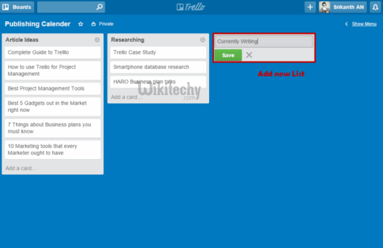 How To Use Trello A Complete Guide Wikitechy