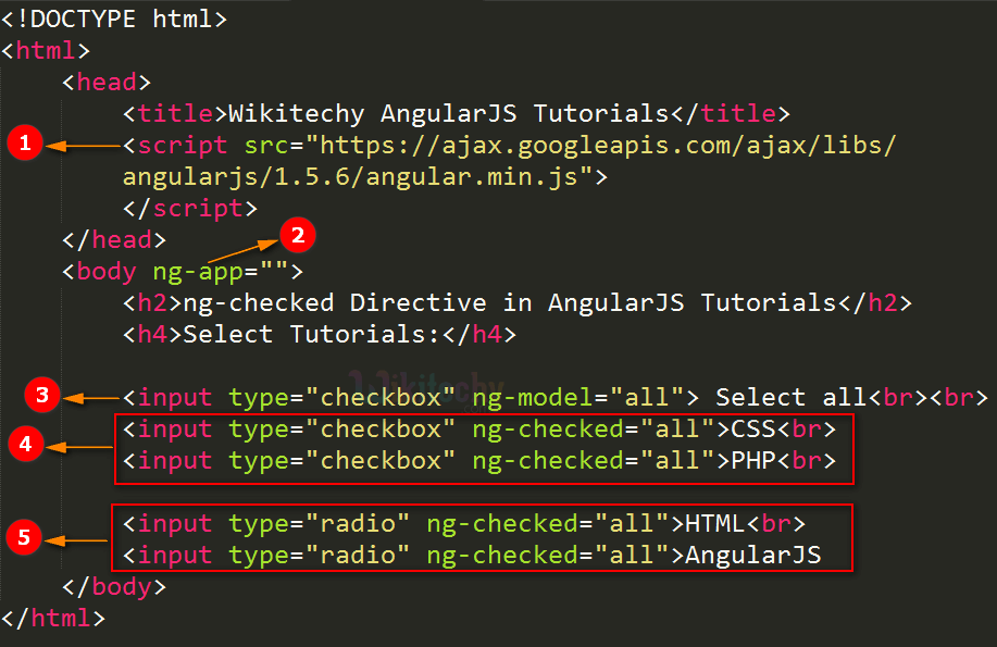 Code Explanation for AngularJS ngchecked