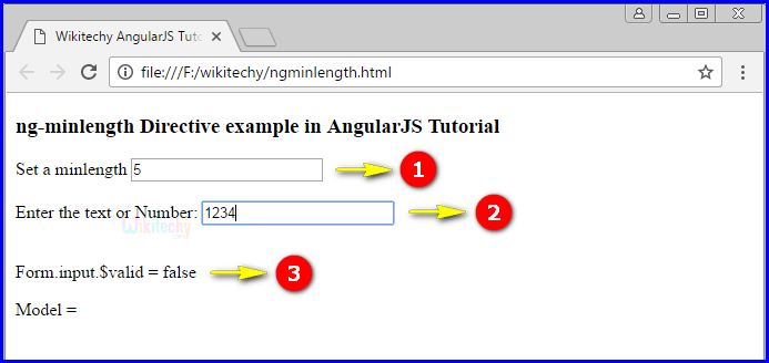 Sample Output3 for AngularJS ngminlength