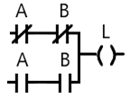  Ladder Diagram of XNOR Gate
