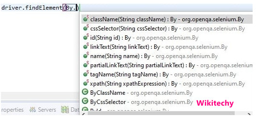 Selenium Locators