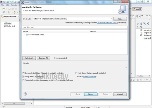  ADT Eclipse Plugin Installation