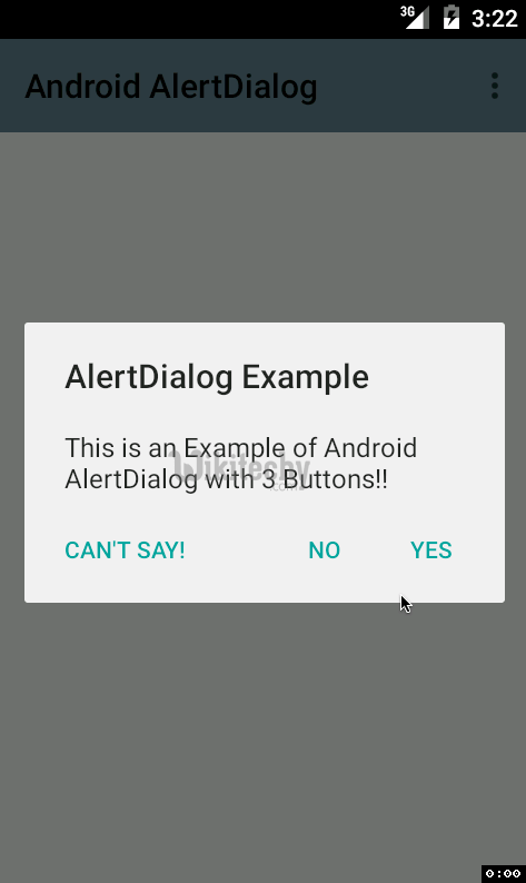  android alert dialog box