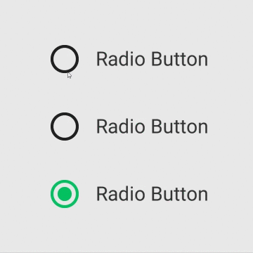  Android radio buttons 