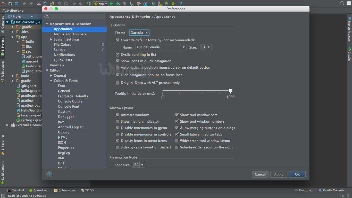  Android Studio Dracula Theme