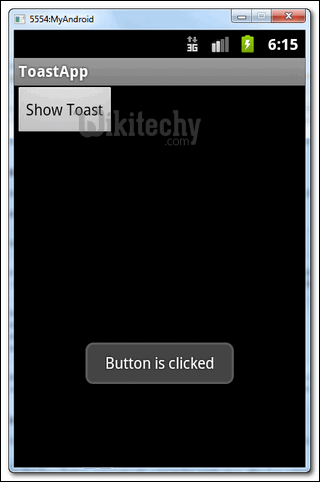  android toast