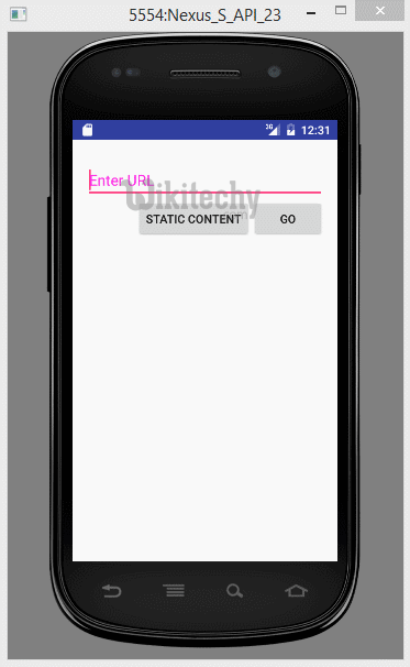  android webview