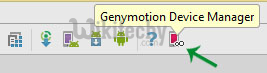  genymotion device manager android studio