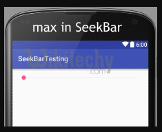  max seekbar