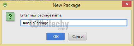  packages creation in android