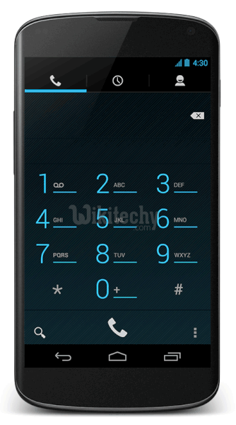  android callstate dialpad