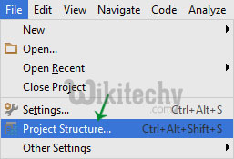  project structure in Android Studio