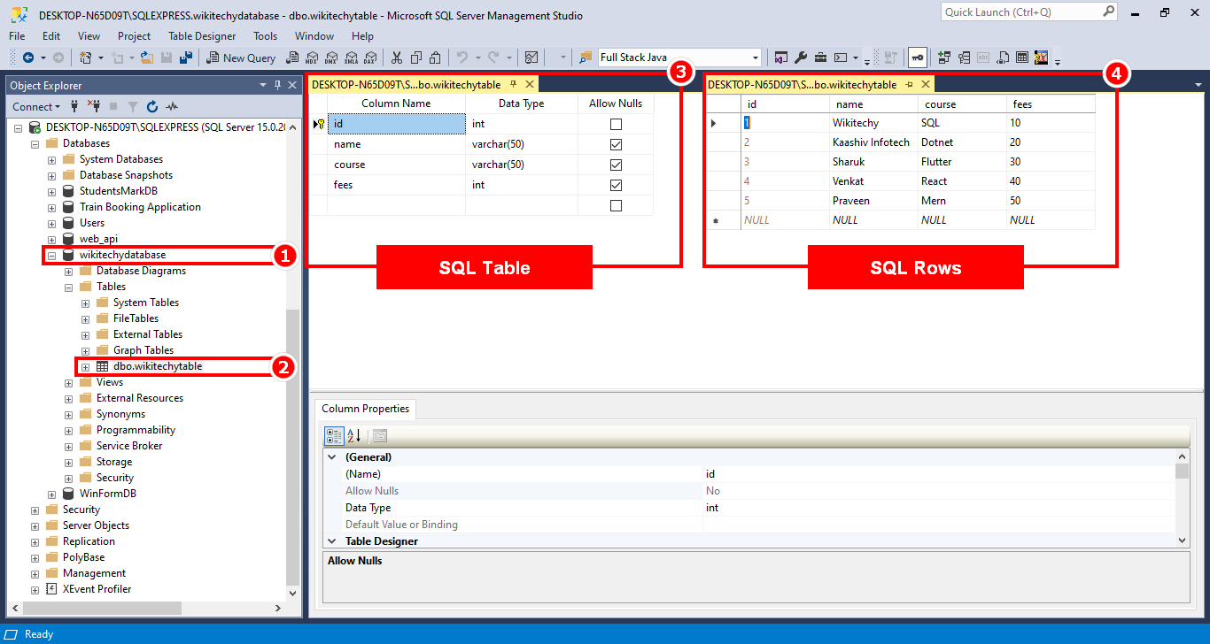 sql-view-table