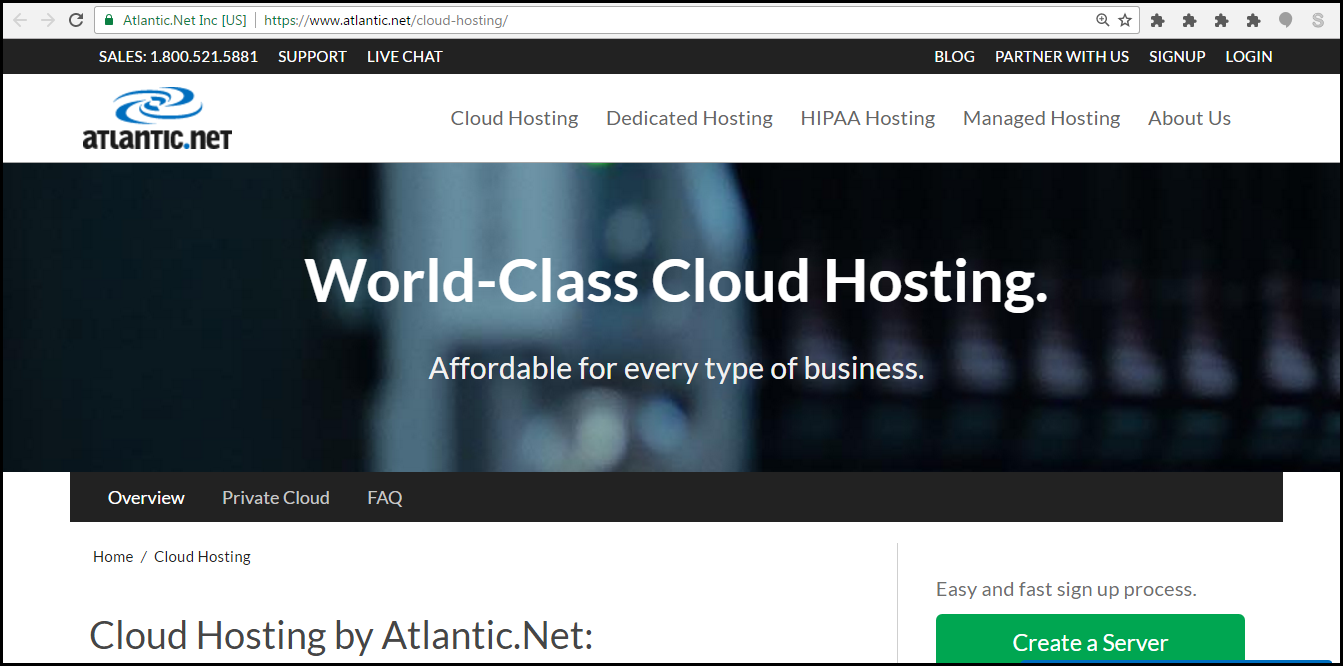 Atlantic.Net Hybrid Cloud
