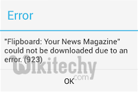  android error923  in playstore