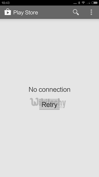  Google Playstore-no connection error