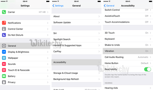  disable iphone vibration