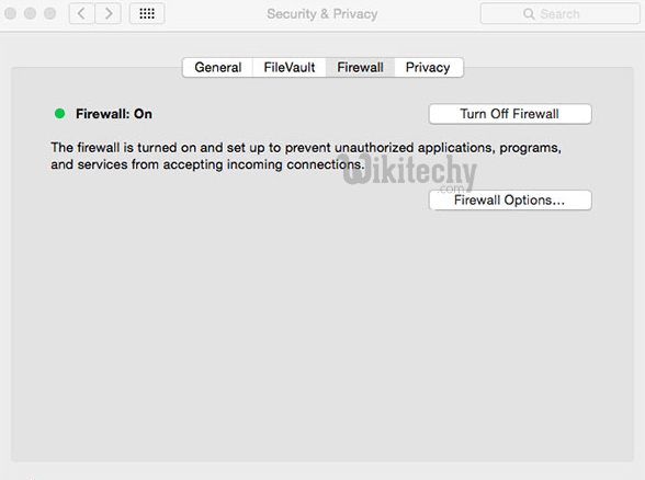 firewall reset on mac