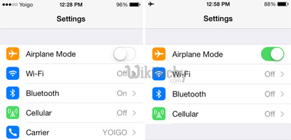  iphone airplane mode