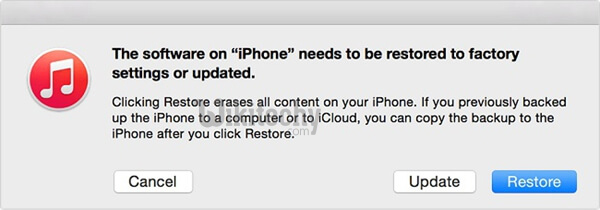  itunes restore