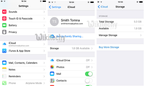  manage icloud storage