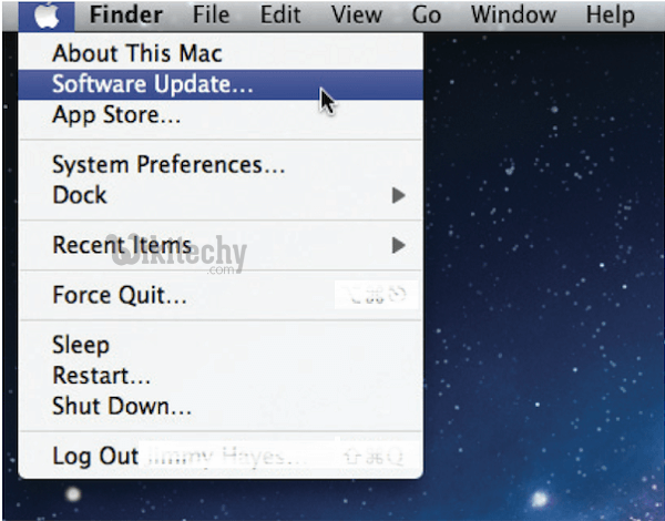 software update on mac