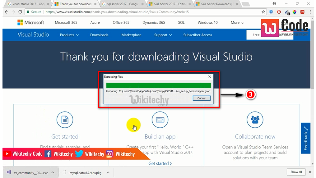 download visual studio 2017 community installer