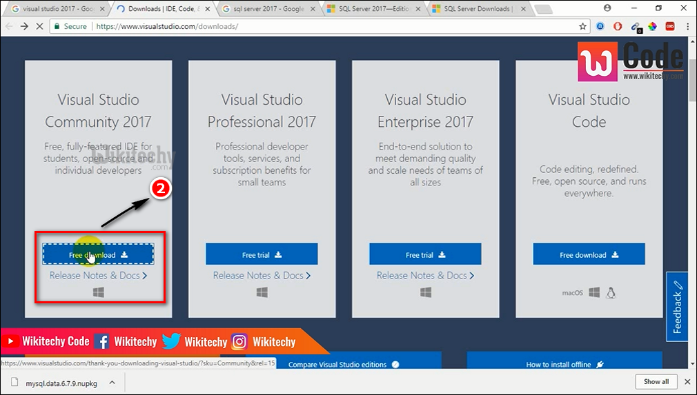 download visual studio 2017 community installer microsoft