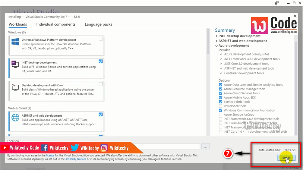  Visual Studio Install