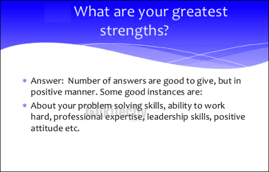What is your strengths