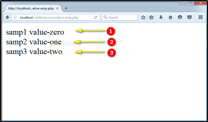 php associative array key toggle