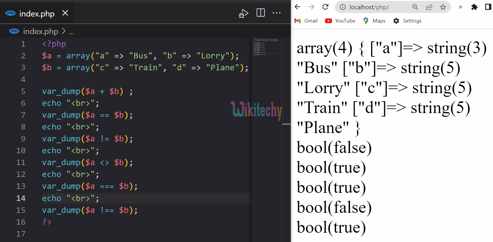 php-array-operators
