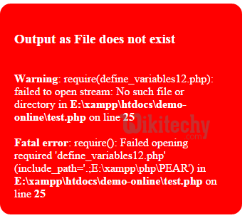  php-require-fatal-error