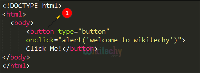 code explanation for button tag
