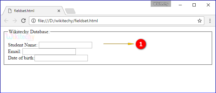 output for field tag