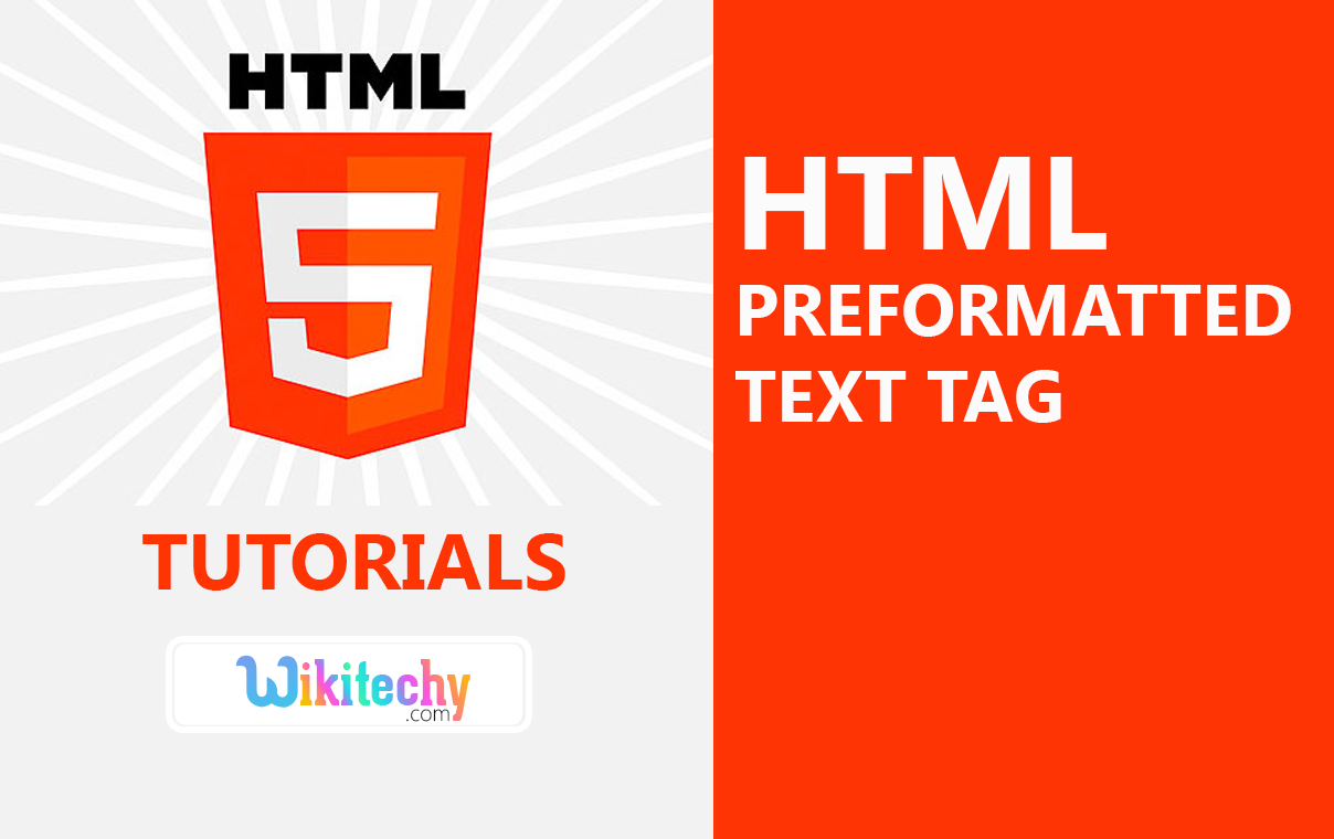 html-tutorial-preformatted-text-tag-in-html-html5-html-code