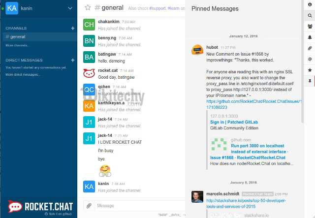 rocketchat delete all private messages for a user