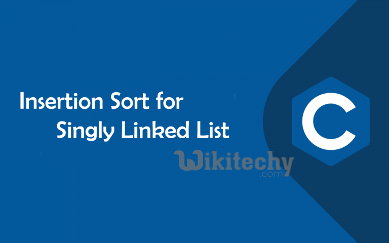 Insertion Sort Singly Linked List