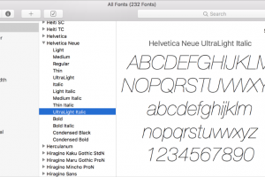 Fonts for macbook