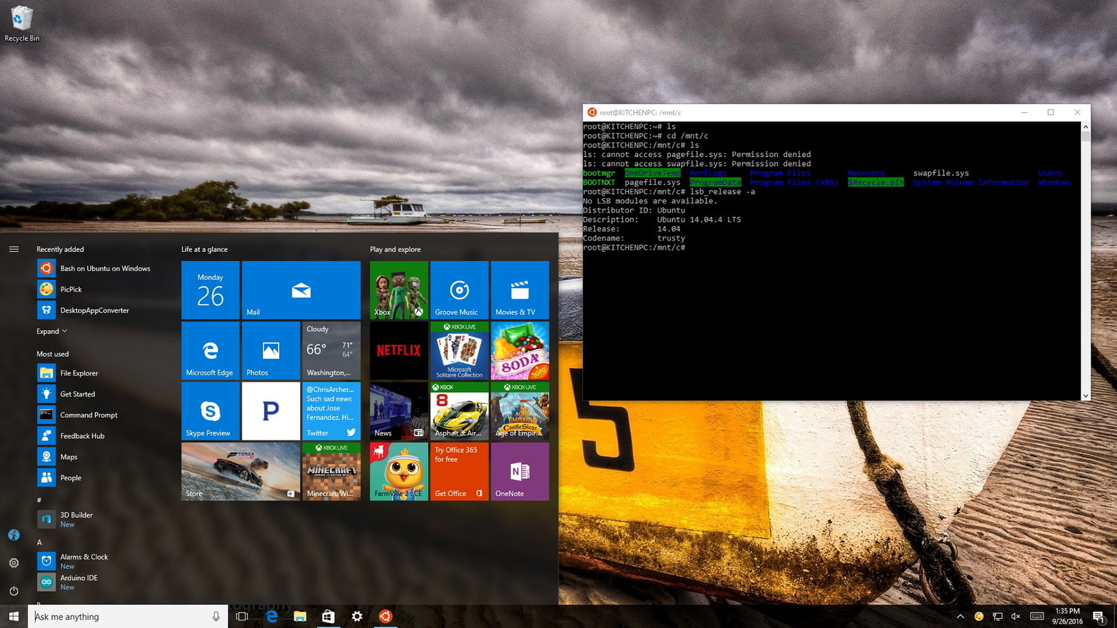 Running windows. Linux под Windows. Windows 10 + линукс. Подсистема Windows для Linux. Оболочка Linux для виндовс.