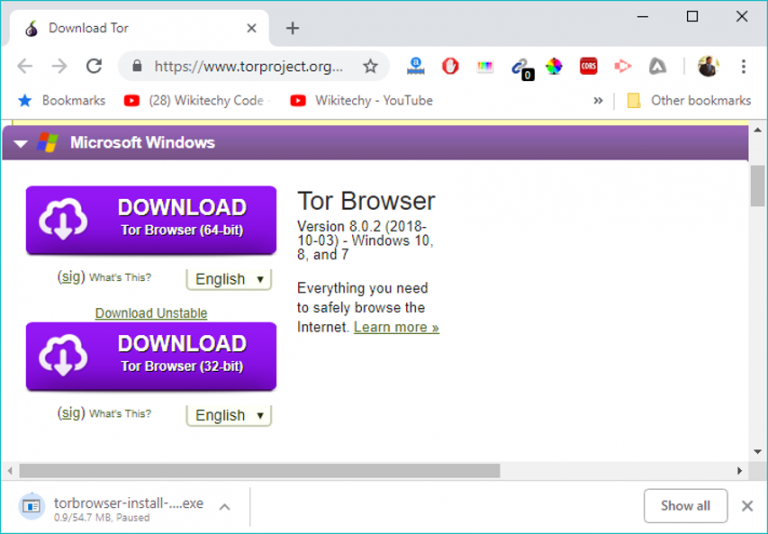 instal the new Tor 12.5