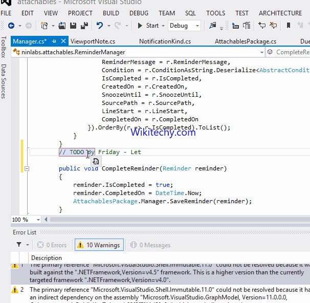  comment in C#  