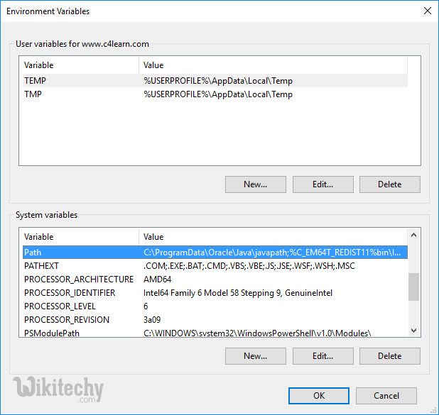  environmental variables path in gulp installation