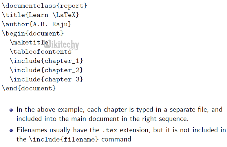 latex for assignment