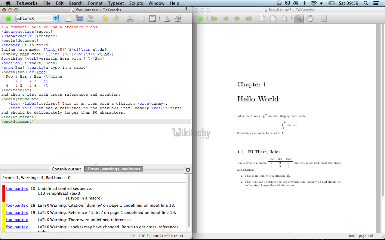 texworks for mac