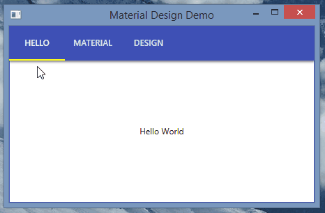 learn material design lite tutorials - tabs
