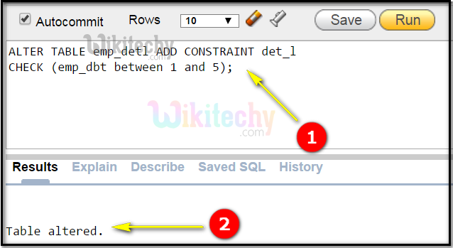 Как отключить constraint oracle