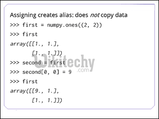 assigning creates alias