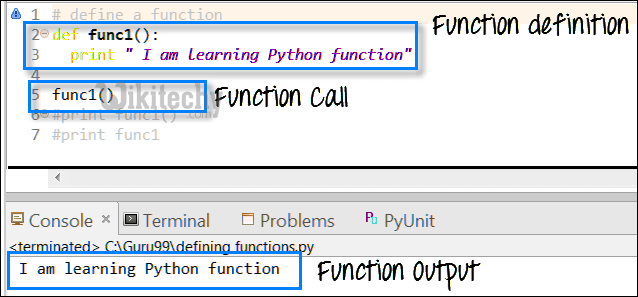 python functions