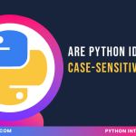 Are Python identifiers case-sensitive ?